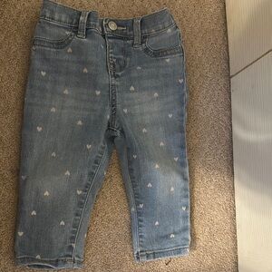 Oshkosh Denim jeans for baby with heart design